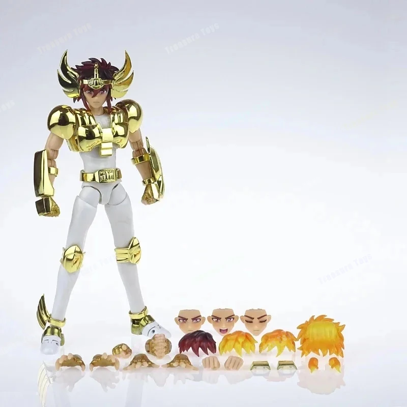 ในสต็อก MMD Saint Seiya Myth Cloth Cygnus Hyoga Comic Ver. อะนิเมะ Action Figure อัศวินของ Zodiac ของเล่นที่กําหนดเองของขวัญ