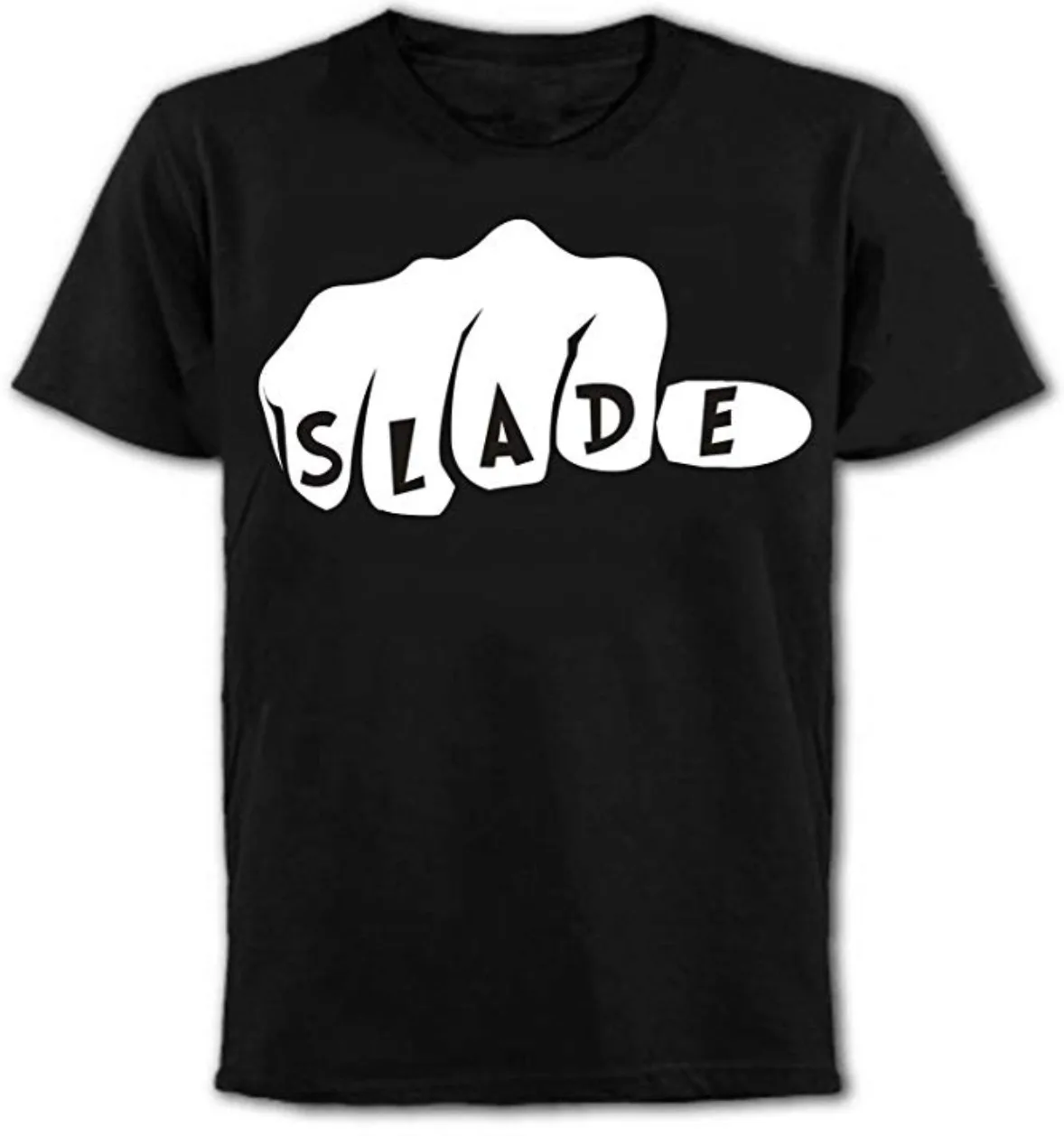 

SLADE 70's Glam Rock Band Mens T-Shirt | Free UK Delivery Black Wave Punk Tee UK