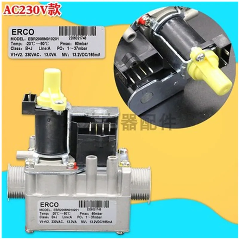 

New for ERCO EBR2008N010201 2206021748 Boiler Parts Gas Valve AC230V
