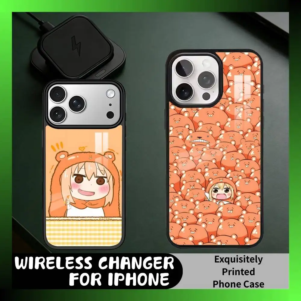 

Cute UMR-Chan H-Hamster Phone Case For iPhone17,16,15,14,13 Plus,Pro Max Magnetic For Magsafe Wireless Charging
