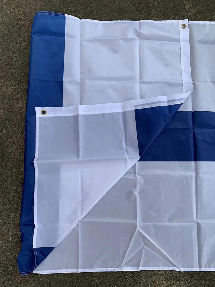 3x5 ft  Finland Flag 150*90cm polyester hanging standard National Flag Banner Outdoor Indoor Home decoration