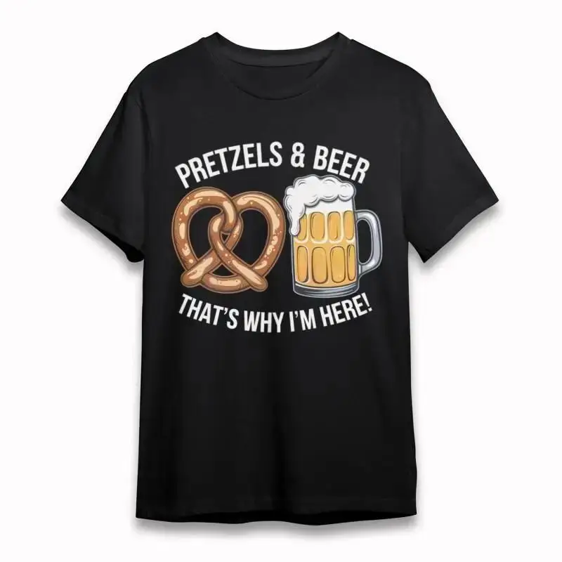 Men'S All Season Classic T Shirt Pretzels And Beer Food Lover