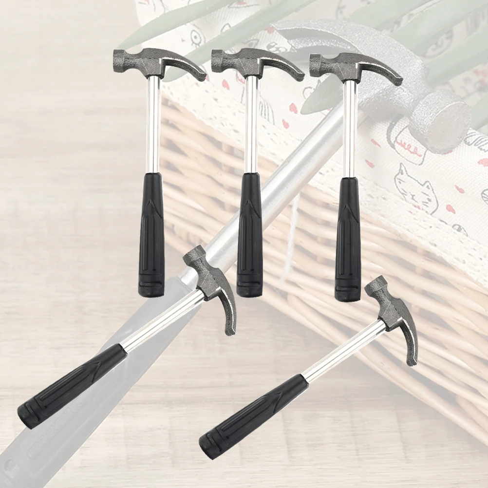 

5Pcs Mini Claw Hammer Portable Outdoor Accessory for Camping Hiking Home Repair and Installation Supplies Hammer