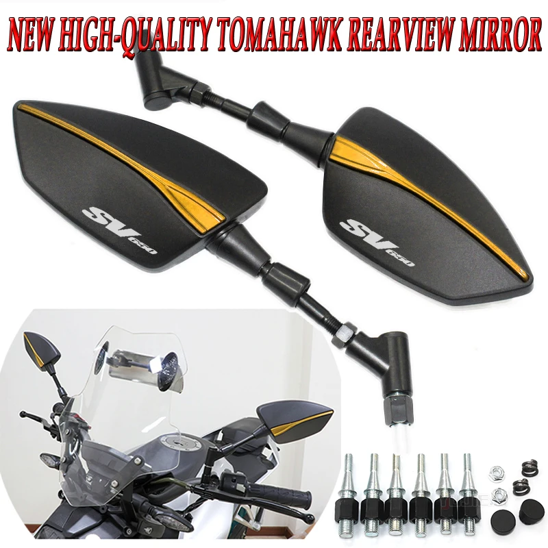 For Suzuki SV650 SV650X SV650S SV650 650S 650X Motorcycle Accessories, Motorcycle Rearview Mirrors, Side Mirrors, Universal