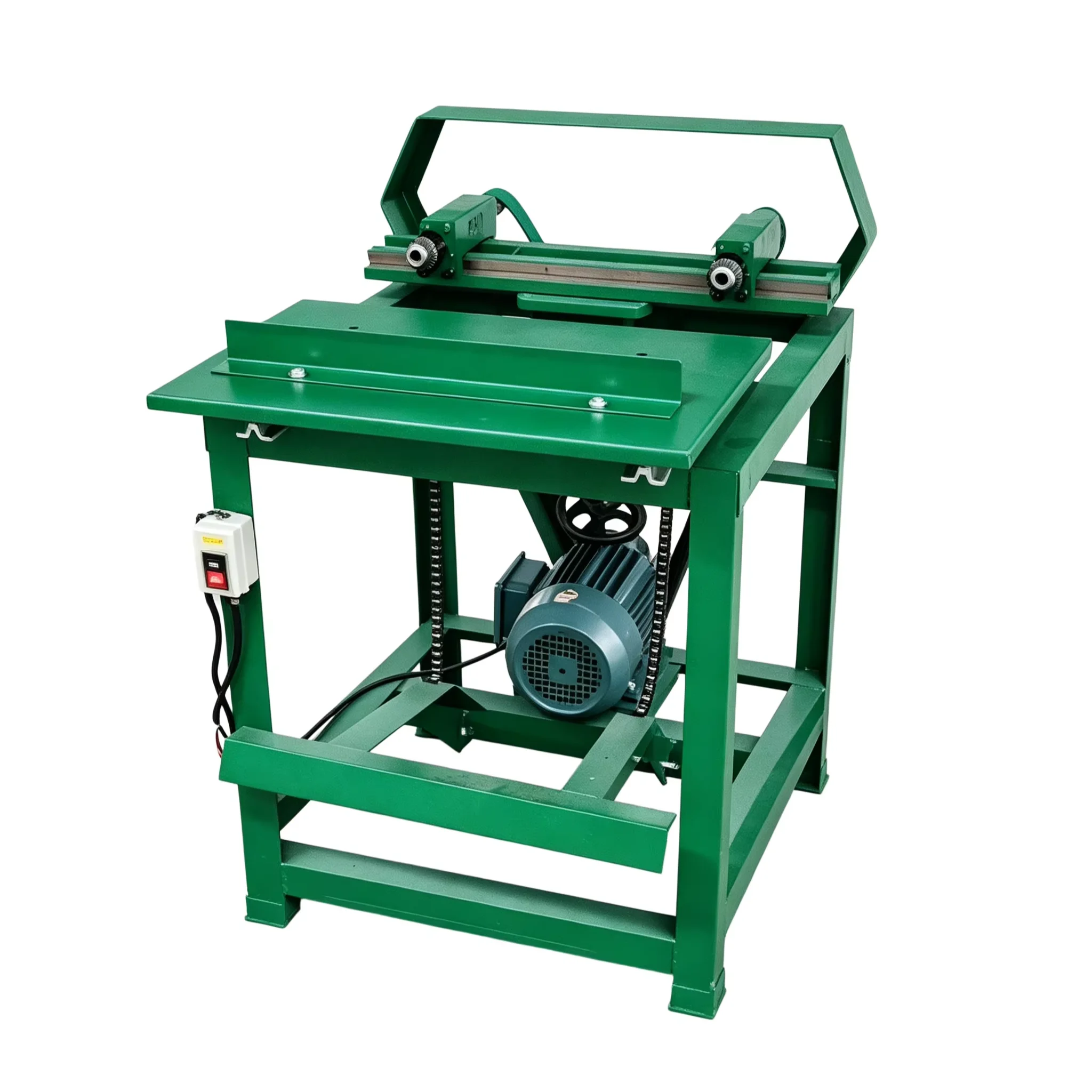Horizontal Woodworking Boring Machine 2/4 Head Multi-row Multi-axis Drilling Equipment 150mm Max Drilling Diameter 1.5kW Power