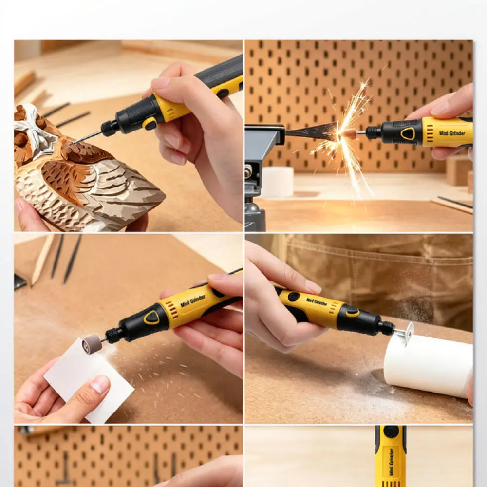 3.6V Rechargeable Mini Grinder For Karqitu Power Rotary Tool Electric Polisher For Metal Rust Removal Jewelry Making Drill