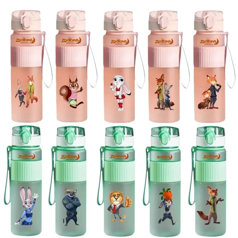 Zootopia Children's Kettle Student Sports Water Bottles Travel Fitness Mugs Holiday Gifts for Boys and Girls Anime Peripherals