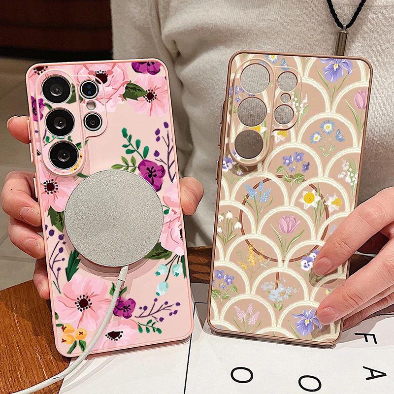 เคสโทรศัพท์แม่เหล็ก ลายดอกไม้ส - Farming And Agriculture บทวิจารณ์และราคา