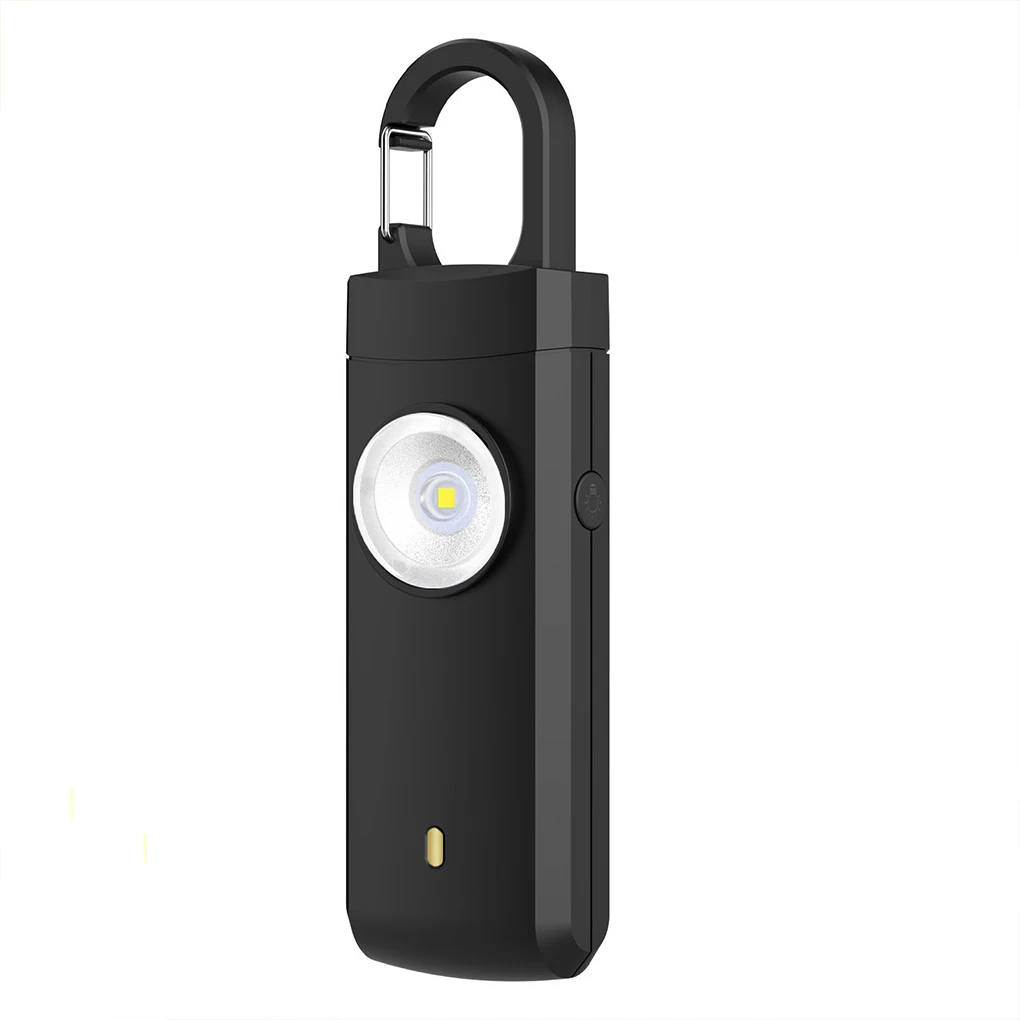 ABS Loud Alarm Keychain For Personal Safety Product Will Alarm And Flash. Pull Ring Is