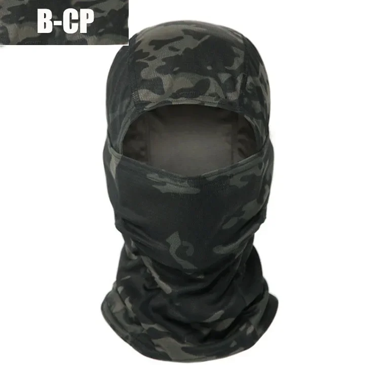 Masque intégral CamSolomon Dulbalaclava, couverture de bouclier, cyclisme, chapeau de chasse, écharpe, Multicam