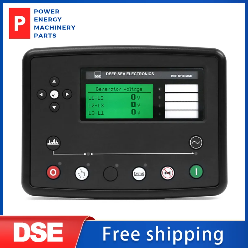 

DSE8610 MKII Original Generator Synchronizing Control Panel Deep Sea DSE8610 Auto Start Load Sharing Controller Module