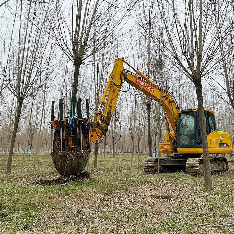 Fabbrica di macchine per cippatrici di legno per trapianto di qualità del motore diesel dell'escavatore per alberi di macchine forestali usate ad alta efficienza