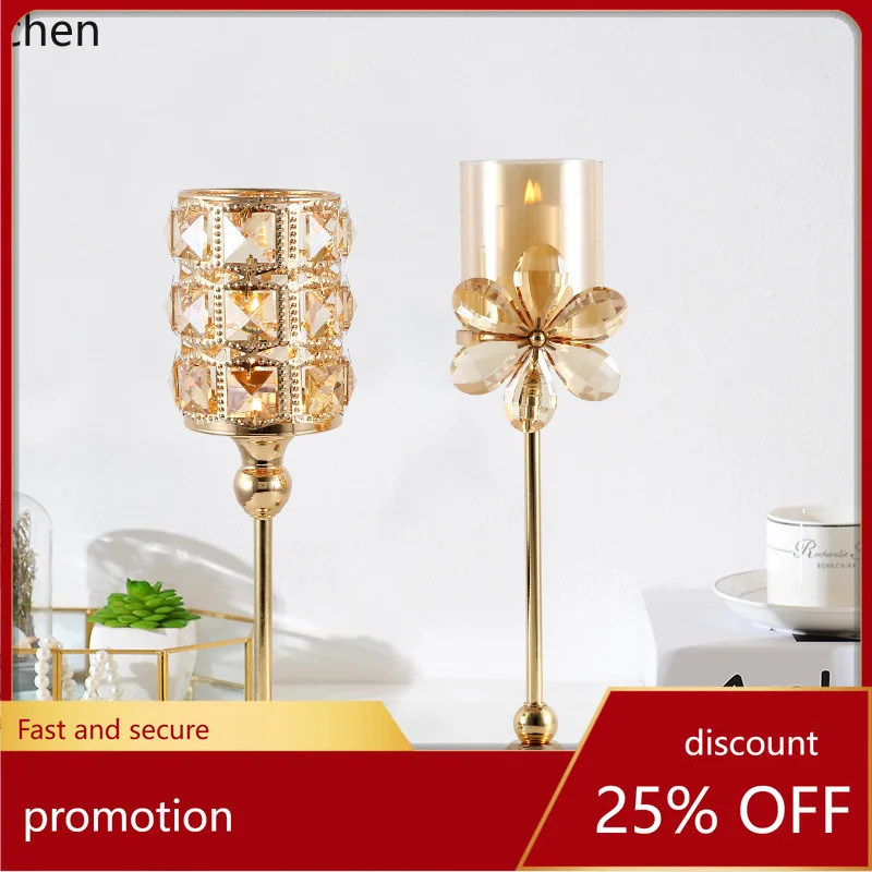 

Декоративный подсвечник Zml - романтический аксессуар для ужина при свечах - хрустальная подставка для свечей