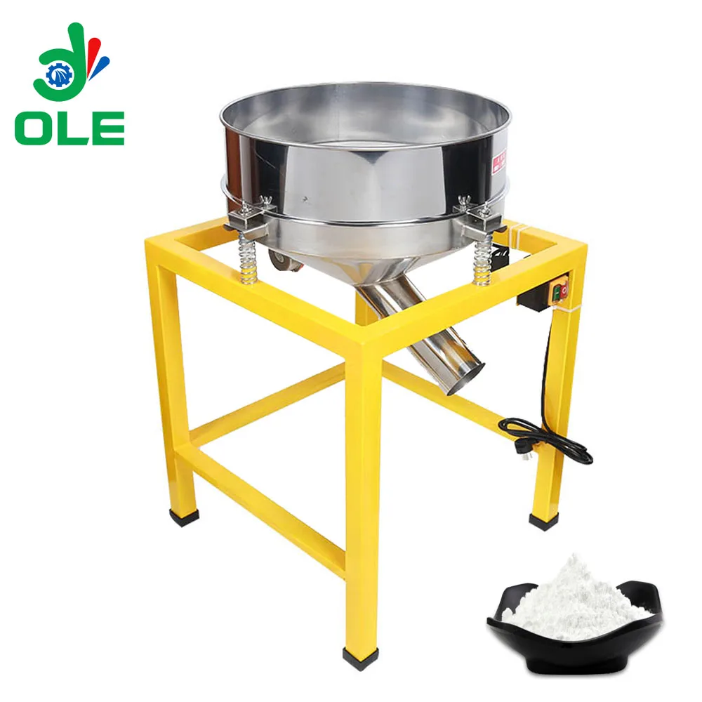 Food Industry Flour Powder Vibrating Screen Machine Rectangular Vibrator Screening Machine