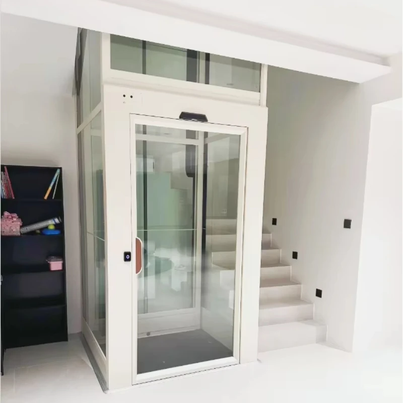 Home Elevator Screw Lift Platform for Two to Five Floors Villa Use New 400kg Load Capacity Remote Control