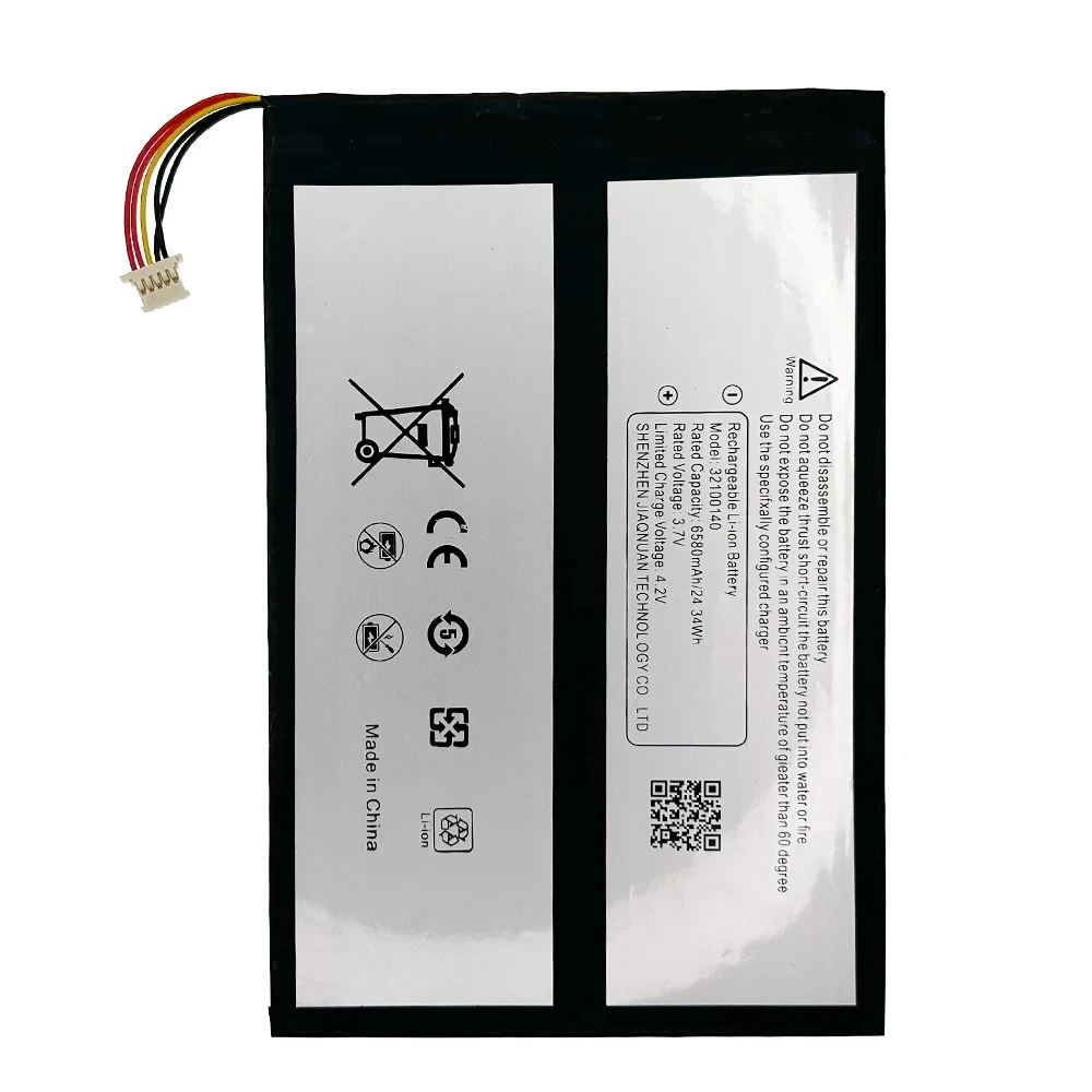 New Original TAB 12 32100140 6580mAh Replacement Battery For Blackview TAB12 With Free Tools