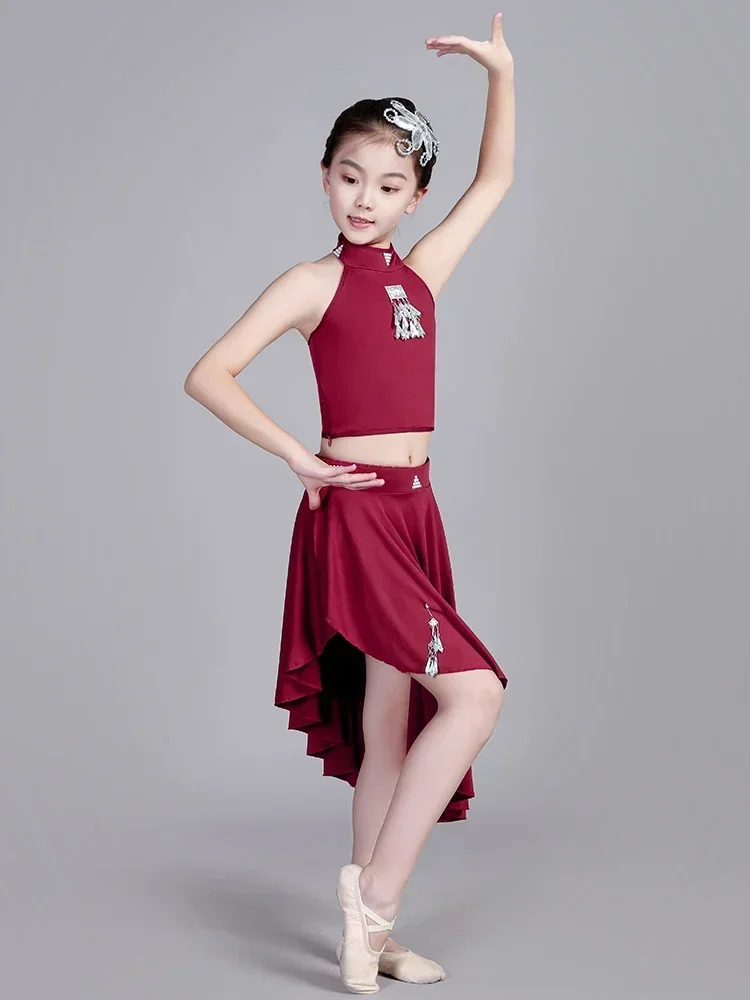 새로운 소수민족 공작 댄스 다이 댄스 소녀 물고기 꼬리 민속 의상 공연 의상 댄스 의류 민족 몽족 댄서