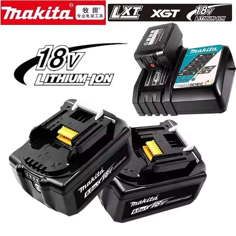 

100% Genuine Makita 18V Battery 5.0Ah-6.0Ah-9.0Ah Li-ion BL1860B BL1850 BL1840 Replacement for Cordless Power Tools & Drills