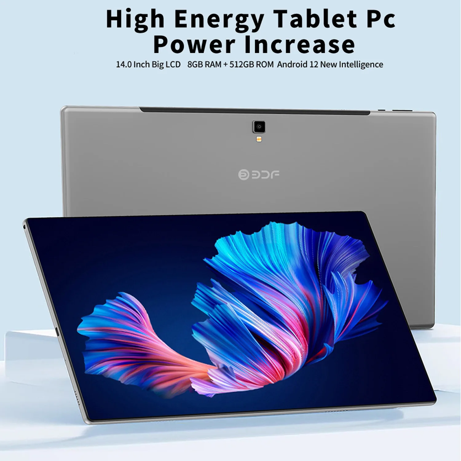 新型オリジナル14インチ高精細スクリーンタブレット、オクタコアプロセッサ、8GB RAM、512GB ROM、4G/5GデュアルSIM、Wi-Fi、GPS、10000mAh搭載