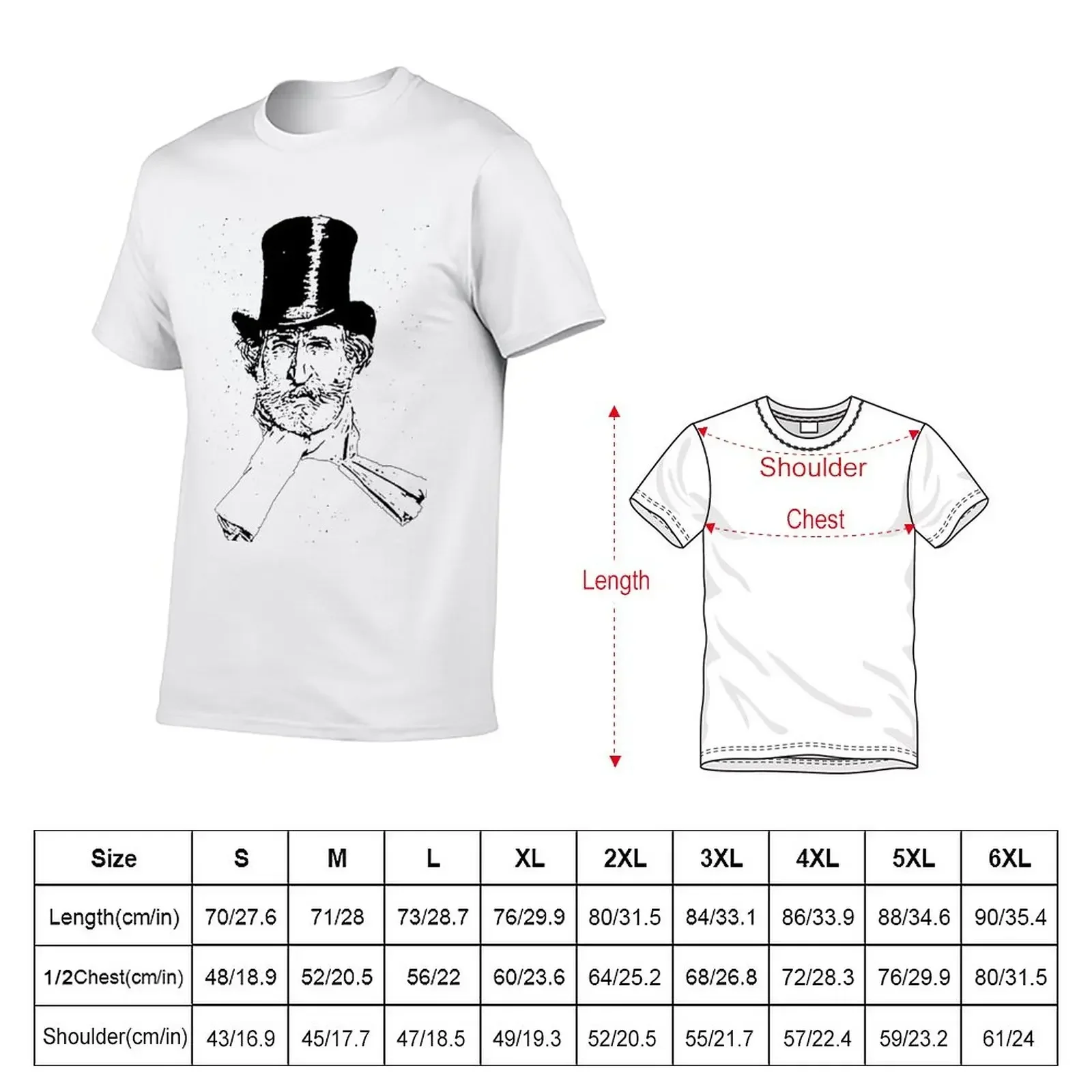 Viva Verdi! T-Shirt plus size tops customs design your own designer t shirt men