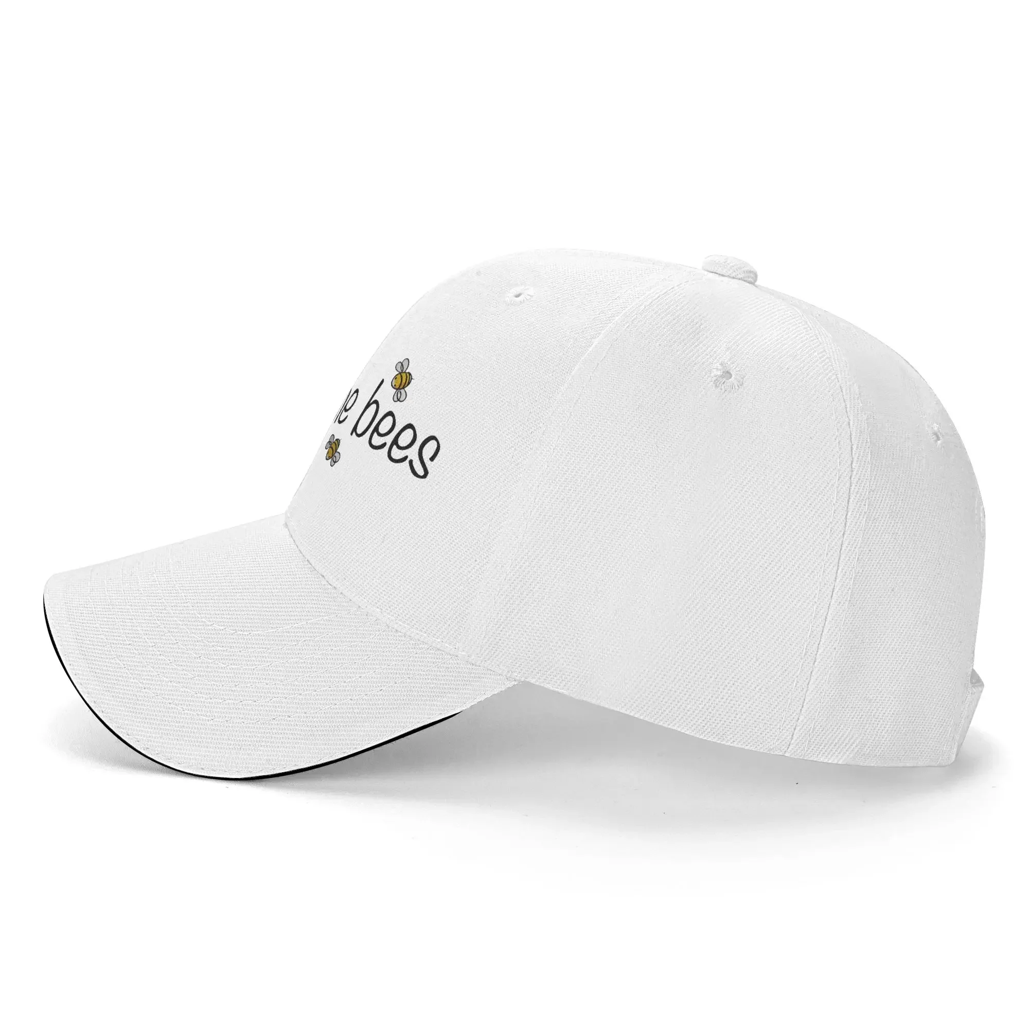New Summer Save The Bees  Baseball Cap  Outdoor Gym Casual Custom Logo Sun Hip Hop Hats Female Male Sunscreen Baseball Caps