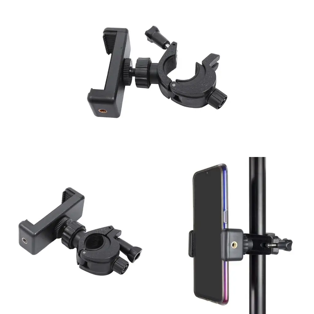  Portable Smartphones Music Live Show Holder Phone Holder 360 Degree Rotating Universal Supporting Stand Bracket