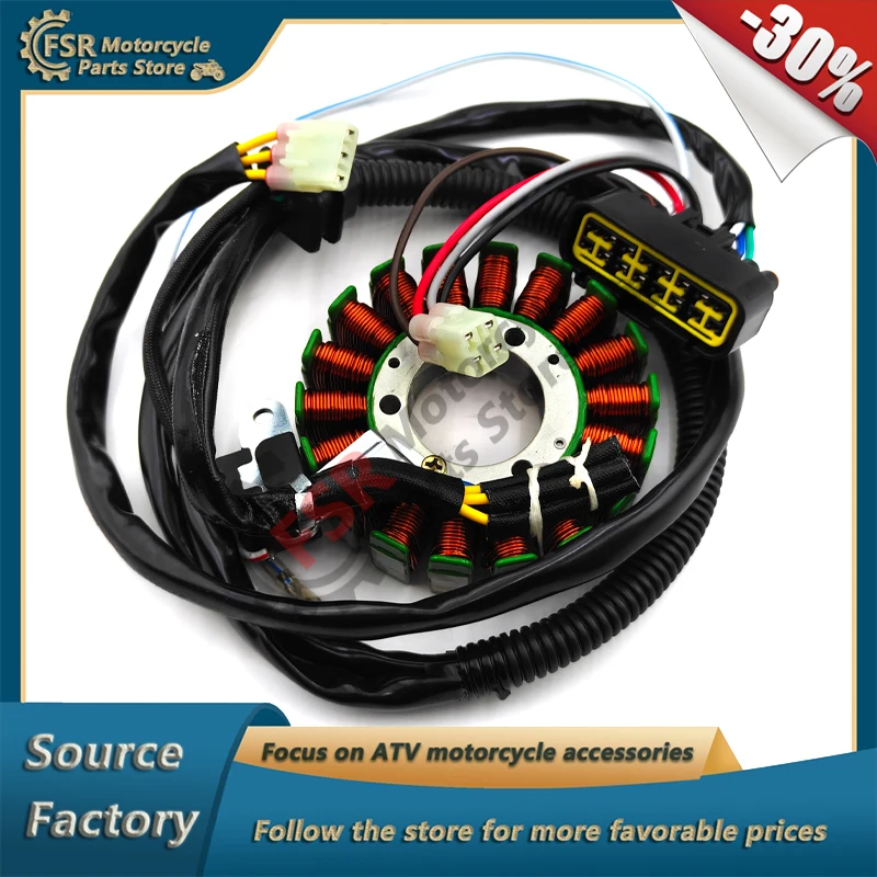 283-70210-08 STATOR,FOR DINLI 450 ATV DL901 904 ADLY 500 HURRICANE 450S BESTIA 5.5 DEMON 460 MASAI A450 QUADZILLA ONLINE S 5.0 X