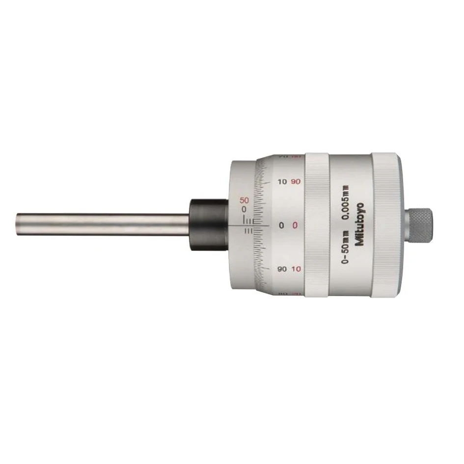 197-101 Non-rotating Spindle and Large Thimble Range 0-50mm Graduation 0.005mm Micrometer Head