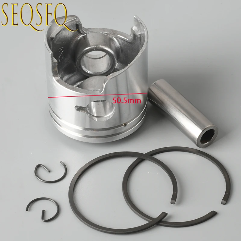 3B2-00004 3B2-00004-0 Piston Assy +0.5 For Tohatsu Outboard Motor 8-9.8HP 50.5mm 3B2-00004-1 3B200004  Boat Engine Parts