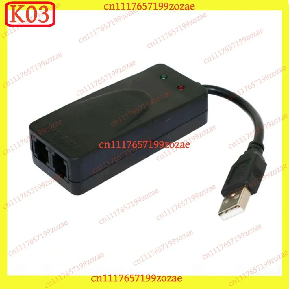 KJ02 USB 2.0 56K External Fax Data Modem Dial Up Voice for Win7 8 10 XP, Replacement Parts
