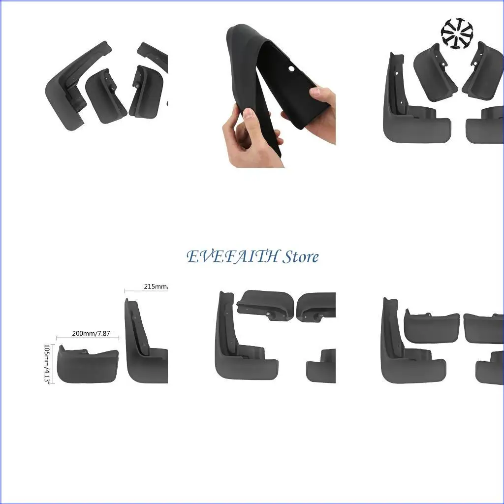 

124B For Transporter T6Caravelle 2008-2020 Car for FendersSplashsFlaps Mudguard