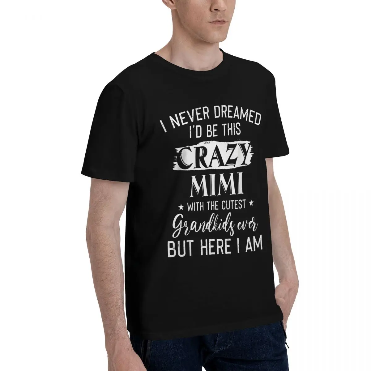 Crazy Mimi Grandkids Love Campaign Tshirt Activity competition Championship Novelty High grade Eur Size
