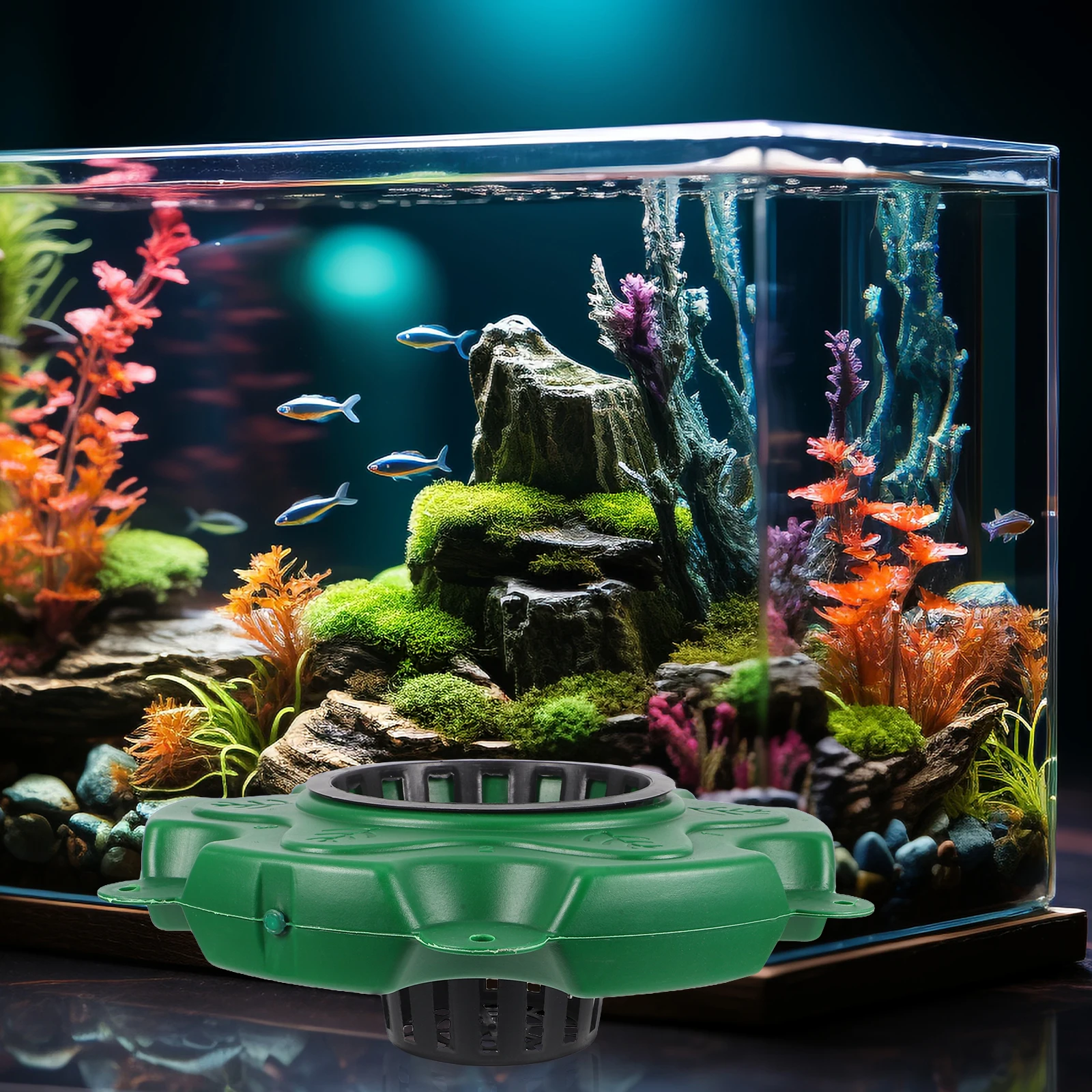 الأواني المائية العائمة زارع الجزيرة العائمة البيئية سهلة التركيب لتزيين البركة سلة حدائق المياه المائية #1