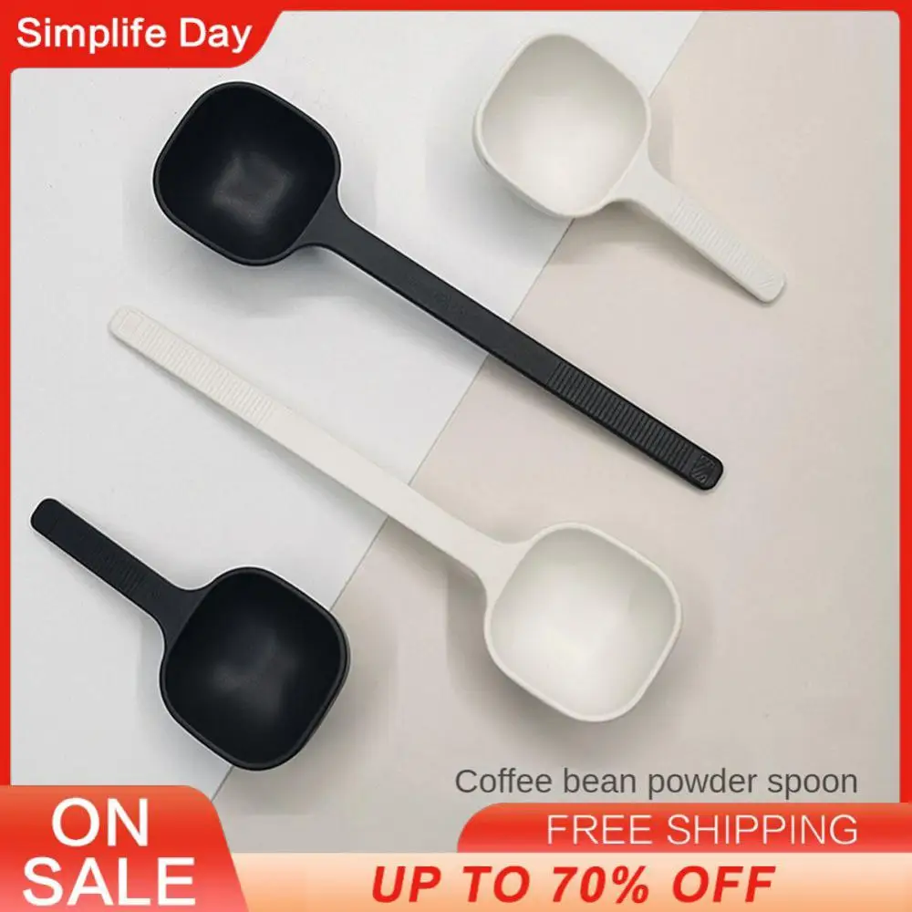 Coffee Bean Spoon Coffee Measuring Spoon Pressed Powder Dual-purpose Bean Spoon Pressed Powder Spoon Coffee Stirrer Coffee Scoop