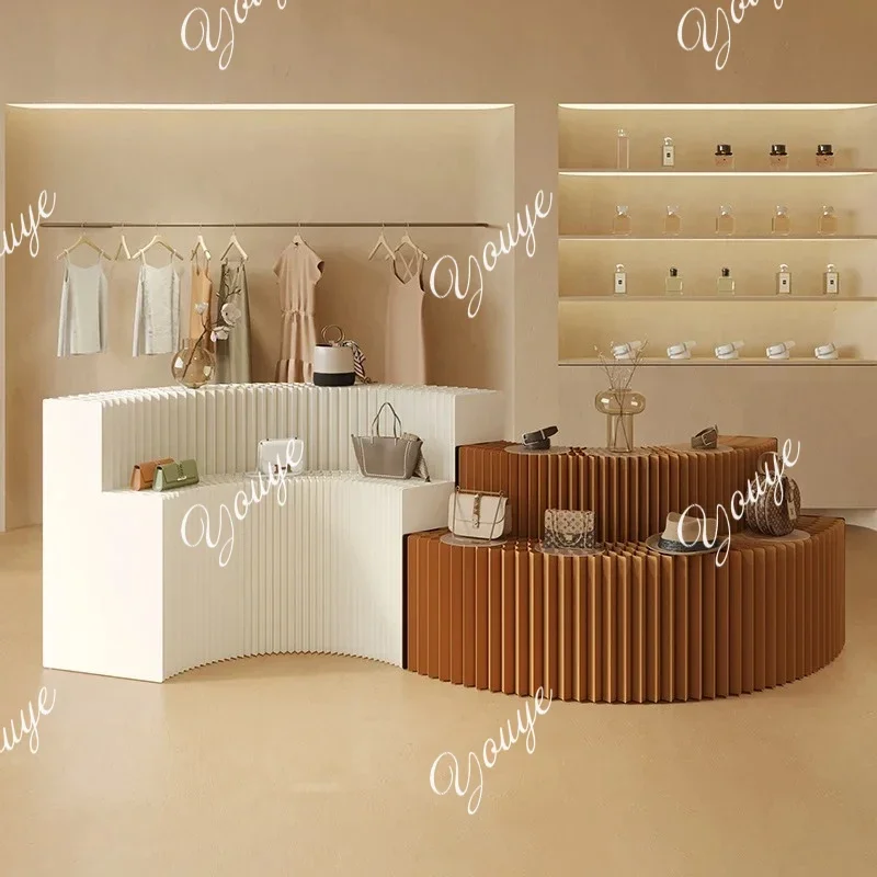 P C63 Display Stand Decoration Booth Nakajima Display Cabinet Flow Table Exhibition Multi-layer Display Rack Foldable