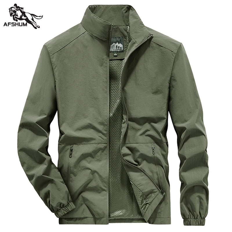 

Jacket Mens autumn New mens jacket collar Solid color movement Jackets men business casual coat Men's coats M-4XL 5XL 5722