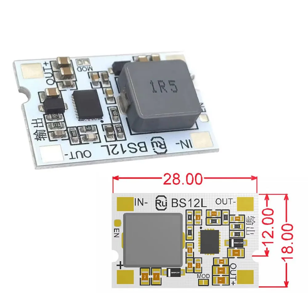 DC-DC Boost Module 10A Mini Step-up Voltage Regulator 2.7-11V to 5V 9V 12V Aluminum Substrate Overheat Short Circuit Protection