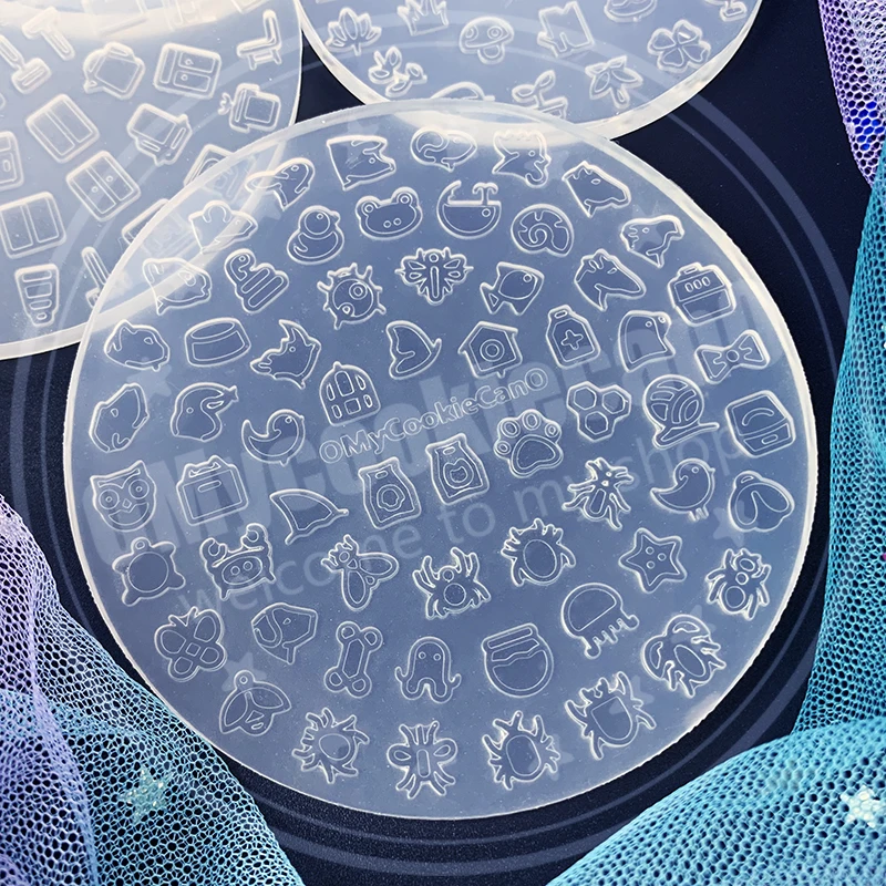 Super cute mini furniture, clothing, potted plants, and pet accessories, all in transparent silicone molds.