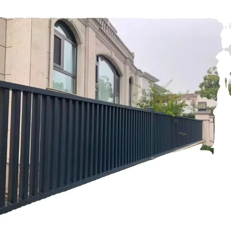 Safety Garden Products Black Aluminum Privacy Fence Fence Panels Factory Wholesale New Metal Custom Made OEM Customizable