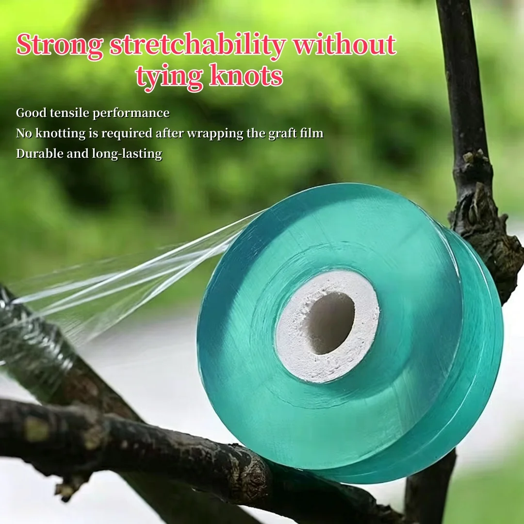 Garden grafting film, self-adhesive stretch wrap film, suitable for grafting of fruit tree seedlings and plants in horticulture
