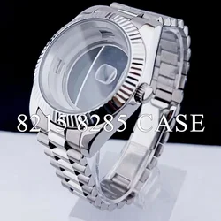 40mm Sterile Watch Case Sapphire Glass fit Miyota8215/8285/8205 movement Watch Accessories Bracelet Strap Watch Box