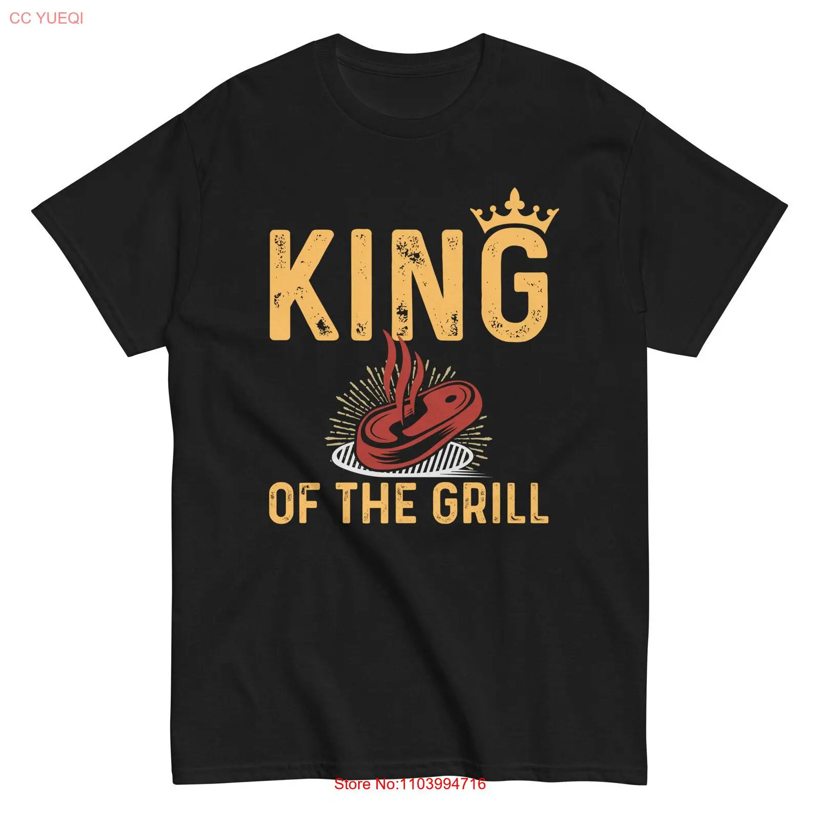 Pitmaster Grillmaster | BBQ Steak Lover | King Of The Grill T-Shirt