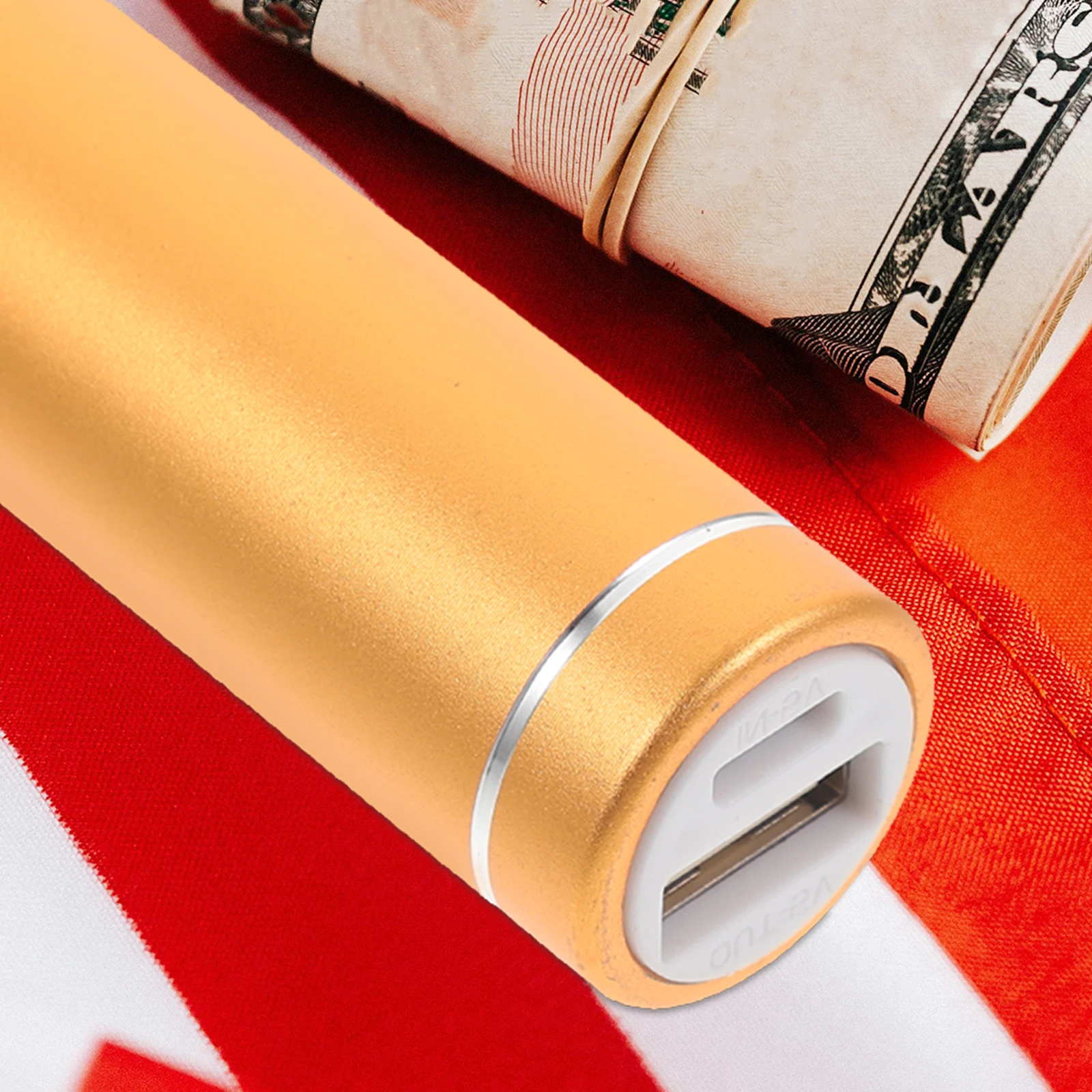 

Fake Storage Box Hidden Cash Container Stash Key Hider Prank Prop Golden Color Lightweight Portable
