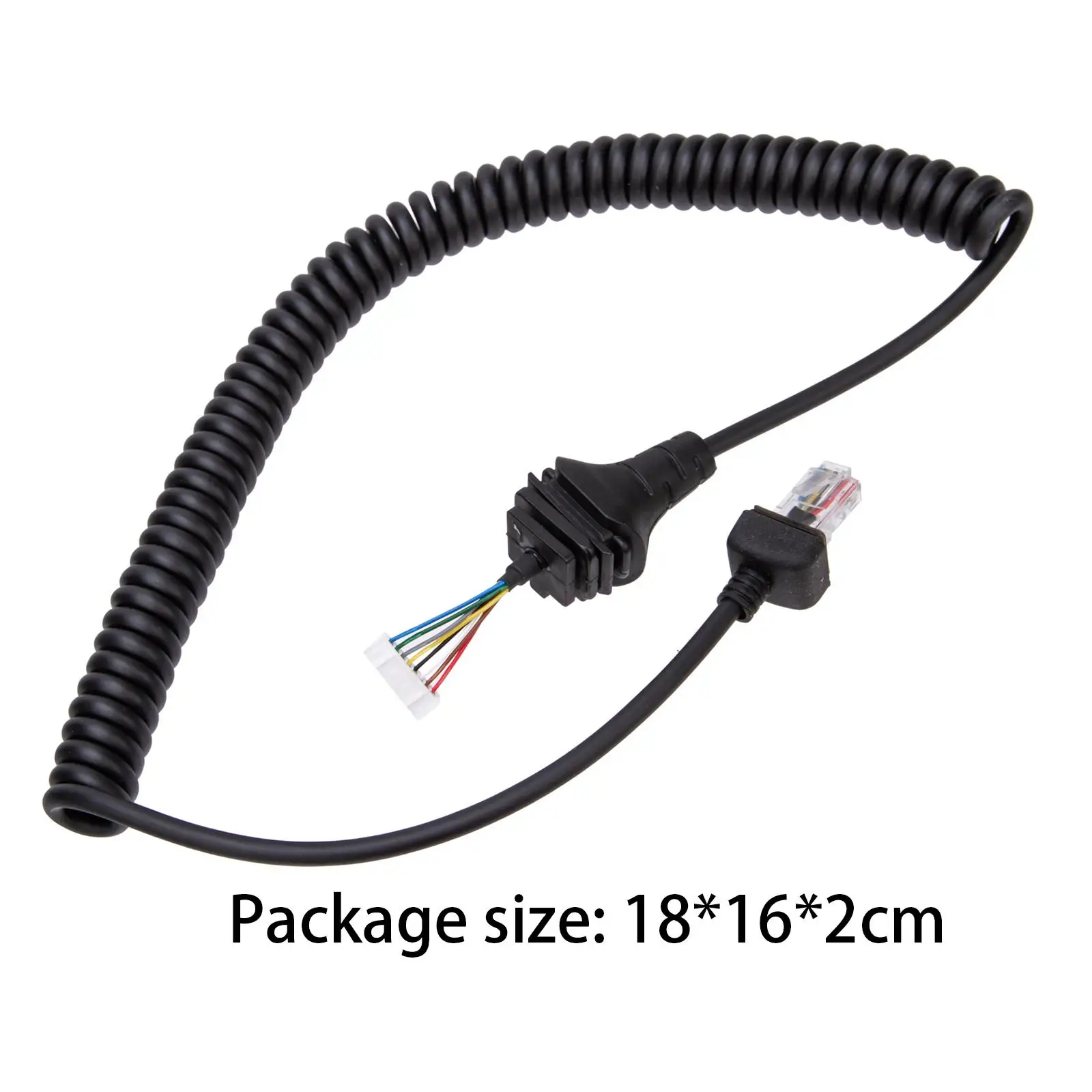 

Microphone Mic Cable Cord Wire HM152 HM154 for IC F520 IC-2720H IC-208H