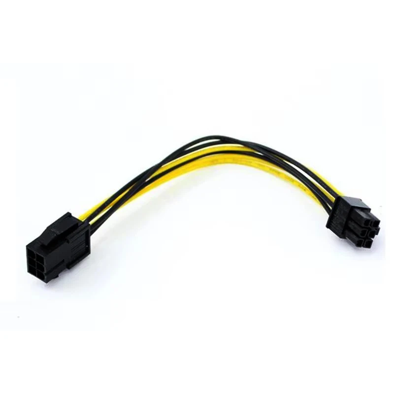 6pin Male to Female ATX 12V CPU EPS P4 Power Extension Cable 6pin 20cm
