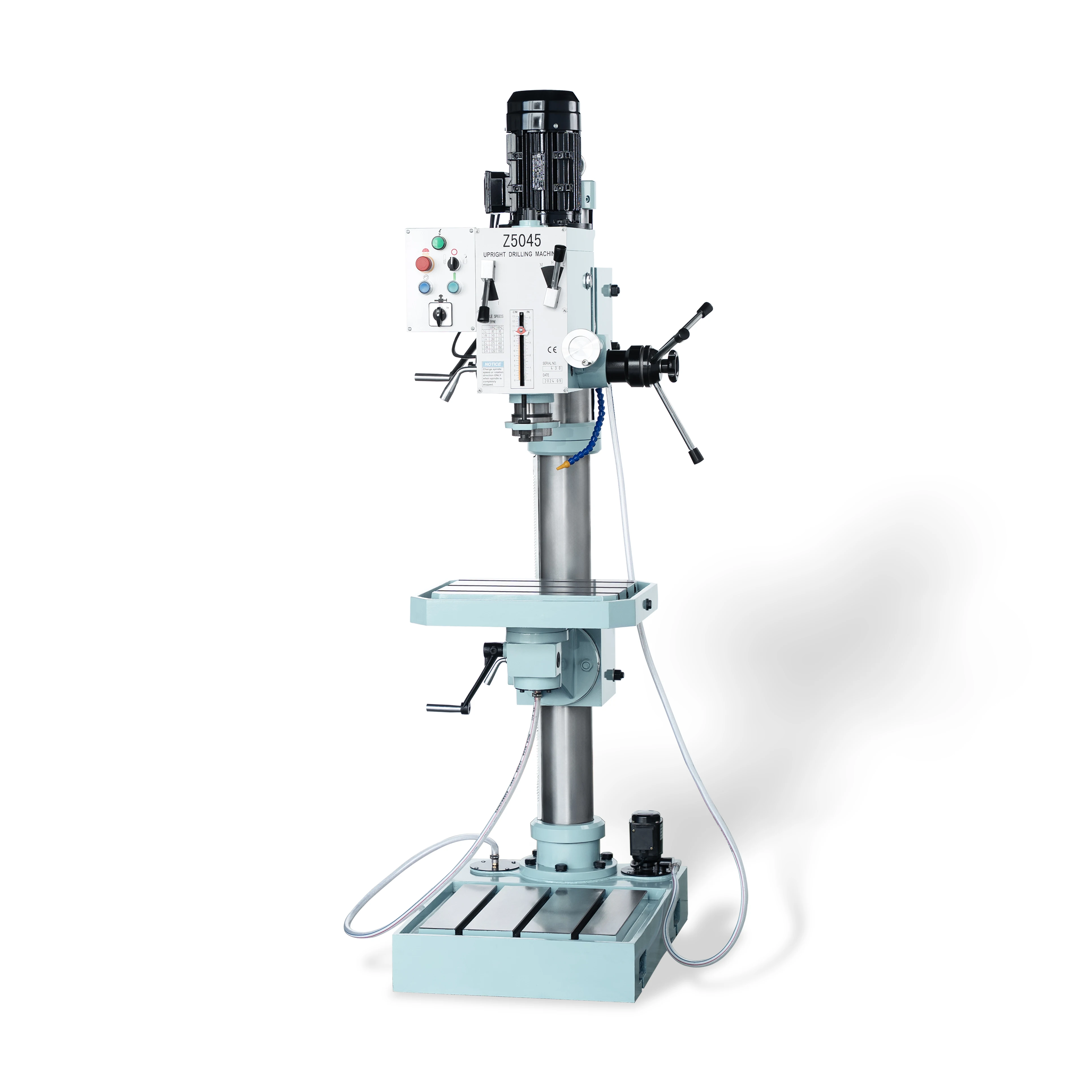 45mm CNC Vertical Drill Press Machine Small Size 220V With Engine Motor And Bearing Core Components