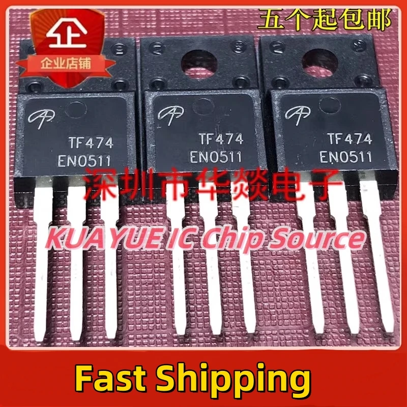 10PCS-30PCS  TF474  AOTF474  TO-220F  75V  47A   Fast Shipping Quality Guarantee