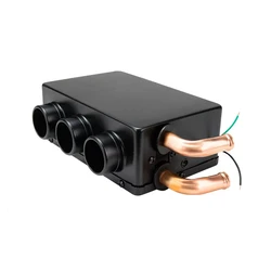 AutUniversal Automotive 12V/24V 50W 3 Hole Car Heater Antifreeze Water Tank Heater Heating Defroster Dryer for Van Truck Tractor