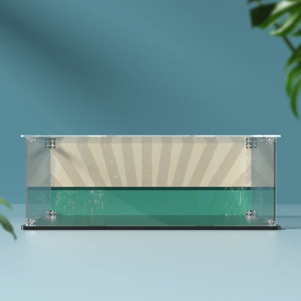 

SASA2 Acrylic display box for lego bricks 10295 display case for Turbo building block model car dustproof clear storage box