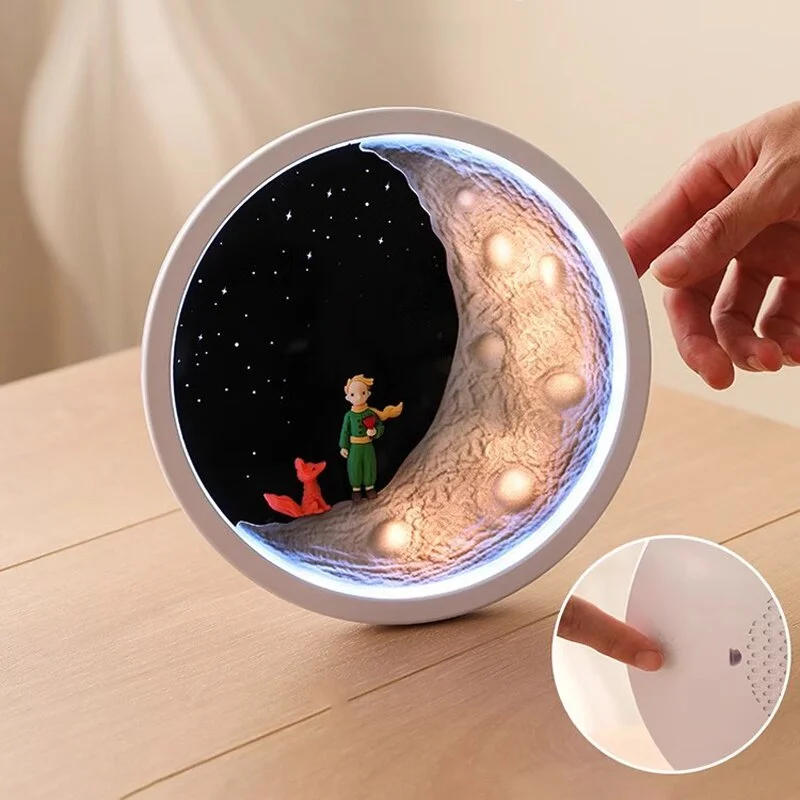 NEW The Little Prince Bluetooth Speaker Audio Subwoofer Creative Atmosphere Speakers Night Light as a Gift for Male and Female